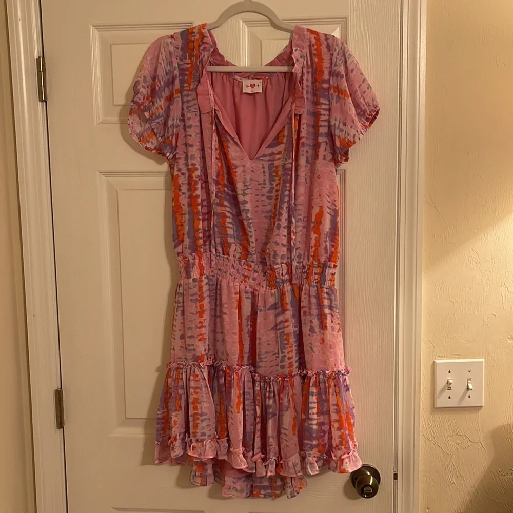 Buddy Love Roxy Short Sleeve Mini Dress Jewel - Picture 5 of 5